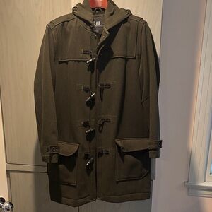 GAP Dark Green Toggle Coat